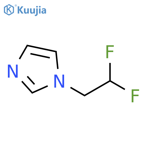 1-(2,2-difluoroethyl)-1H-imidazole structure