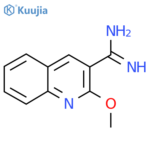 2-methoxyquinoline-3-carboximidamide structure