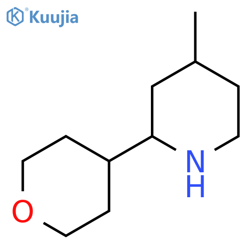4-Methyl-2-(oxan-4-yl)piperidine structure