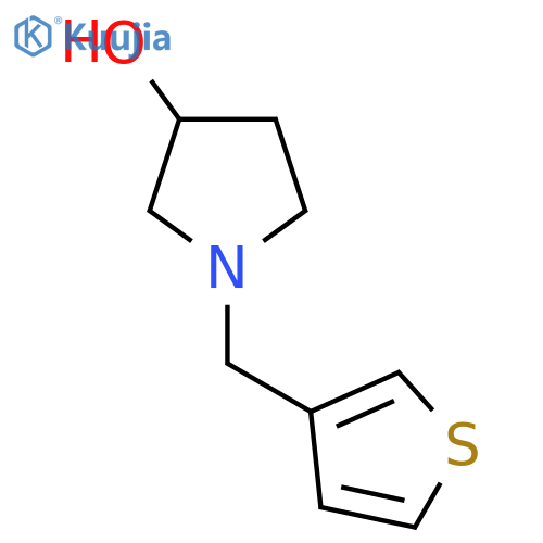 1-[(Thiophen-3-yl)methyl]pyrrolidin-3-ol structure