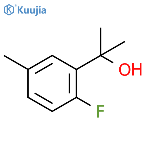 2-(2-Fluoro-5-methylphenyl)propan-2-ol structure