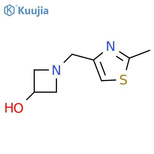 1-((2-methylthiazol-4-yl)methyl)azetidin-3-ol structure