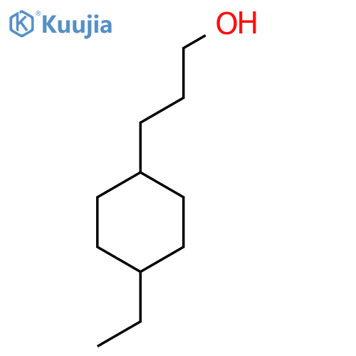 3-(4-ethylcyclohexyl)propan-1-ol structure