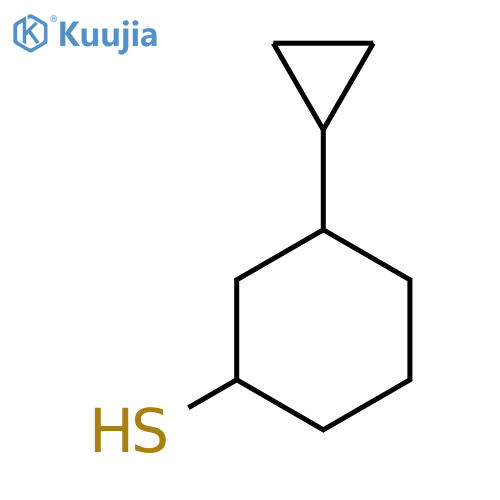 3-Cyclopropylcyclohexane-1-thiol structure