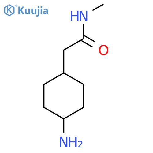 2-(4-aminocyclohexyl)-N-methylacetamide structure
