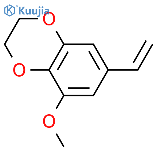 7-ethenyl-5-methoxy-2,3-dihydro-1,4-benzodioxine structure