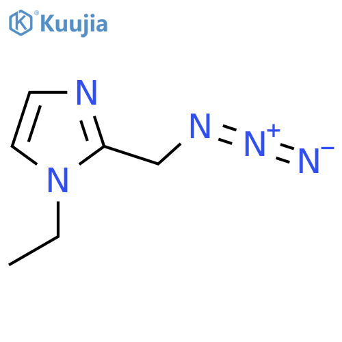 2-(azidomethyl)-1-ethyl-1H-imidazole structure