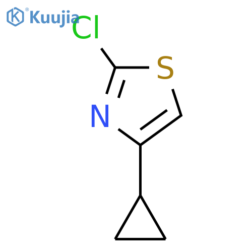 2-chloro-4-cyclopropyl-1,3-thiazole structure