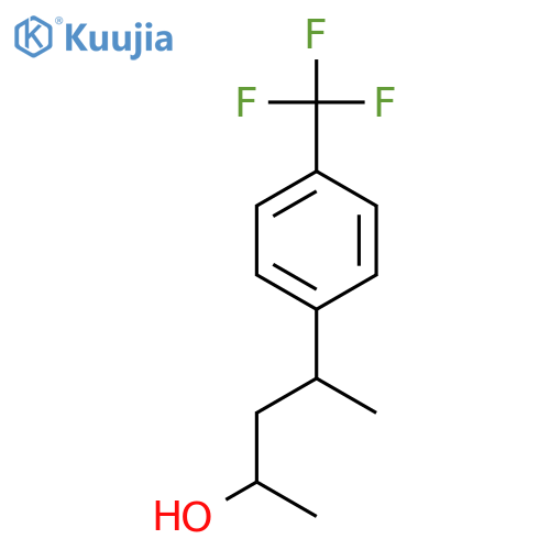 4-4-(trifluoromethyl)phenylpentan-2-ol structure