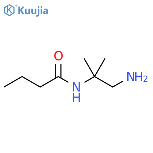 Butanamide, N-(2-amino-1,1-dimethylethyl)- structure