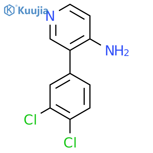 4-Amino-3-(3,4-dichlorophenyl)pyridine structure
