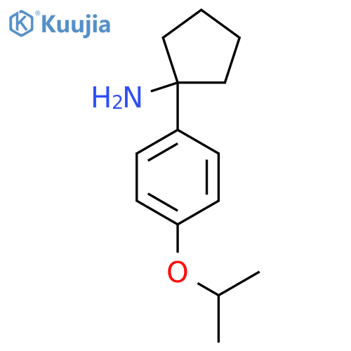 1-(4-Isopropoxyphenyl)cyclopentan-1-amine structure