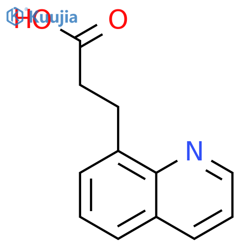 8-Quinolinepropanoic acid structure