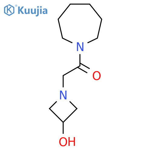1-(Azepan-1-yl)-2-(3-hydroxyazetidin-1-yl)ethan-1-one structure