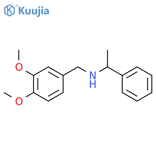(R)-N-(3,4-Dimethoxybenzyl)-1-phenylethanamine Hydrochloride structure