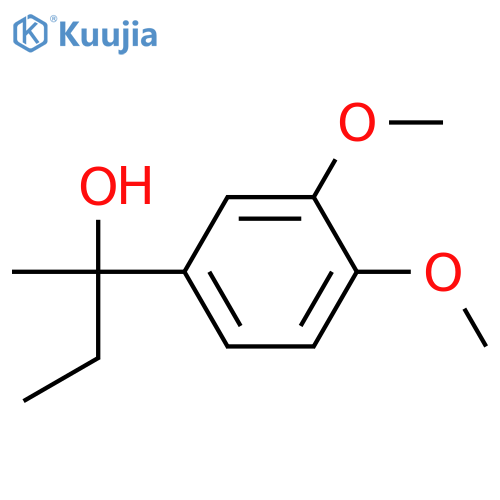 2-(3,4-dimethoxyphenyl)butan-2-ol structure