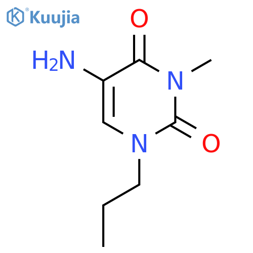 5-Amino-3-methyl-1-propyl-1,2,3,4-tetrahydropyrimidine-2,4-dione structure