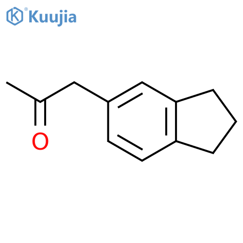 1-(2,3-dihydro-1H-inden-5-yl)propan-2-one structure