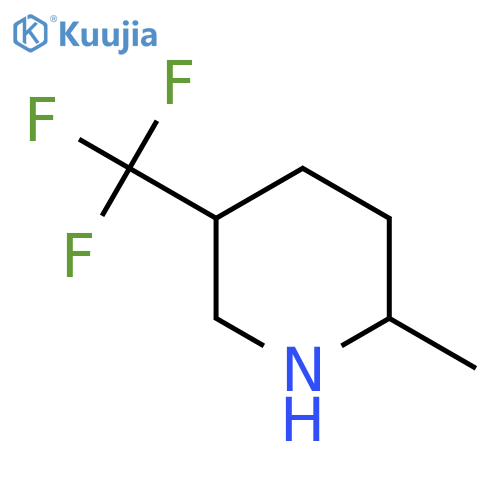 2-Methyl-5-(trifluoromethyl)piperidine structure