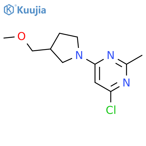 4-chloro-6-[3-(methoxymethyl)pyrrolidin-1-yl]-2-methylpyrimidine structure