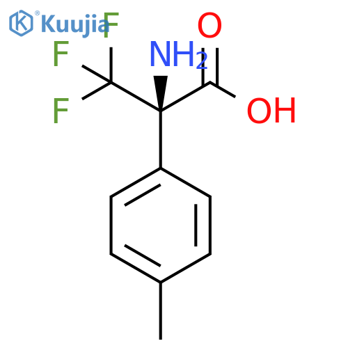 Benzeneacetic acid, a-amino-4-methyl-a-(trifluoromethyl)-, (aR)- structure