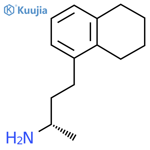 (2S)-4-(5,6,7,8-tetrahydronaphthalen-1-yl)butan-2-amine structure