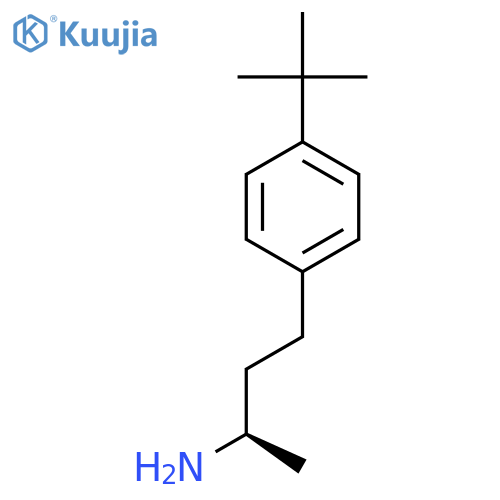 (2R)-4-(4-tert-butylphenyl)butan-2-amine structure