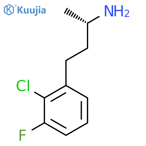 (2S)-4-(2-chloro-3-fluorophenyl)butan-2-amine structure