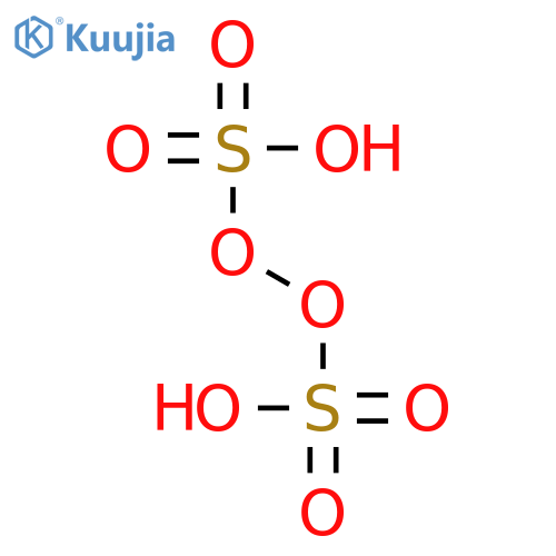 Peroxydisulfuric acid([(HO)S(O)2]2O2) structure