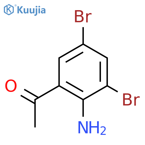 1-(2-Amino-3,5-dibromo-phenyl)ethanone structure