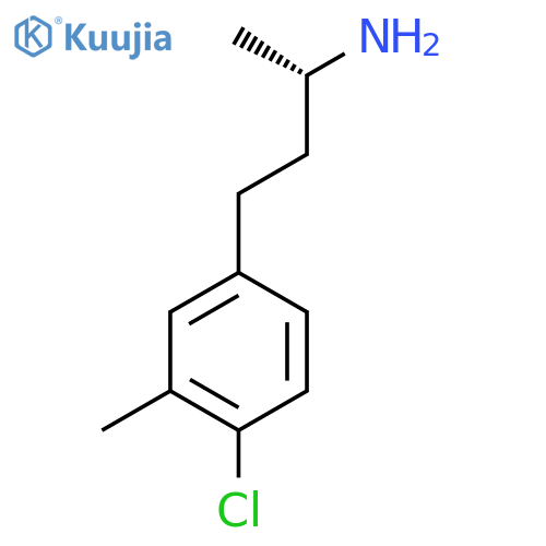 (2S)-4-(4-chloro-3-methylphenyl)butan-2-amine structure