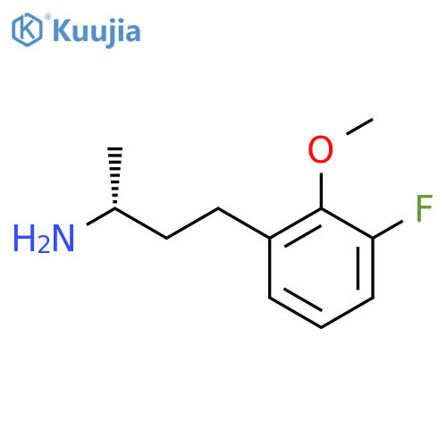 (2R)-4-(3-fluoro-2-methoxyphenyl)butan-2-amine structure