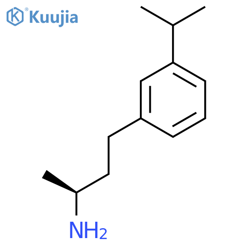 (2S)-4-3-(propan-2-yl)phenylbutan-2-amine structure