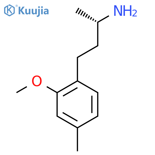 (2S)-4-(2-methoxy-4-methylphenyl)butan-2-amine structure