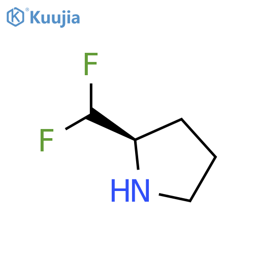 (2R)-2-(difluoromethyl)pyrrolidine structure