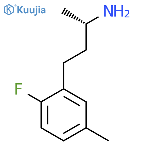 (2S)-4-(2-fluoro-5-methylphenyl)butan-2-amine structure