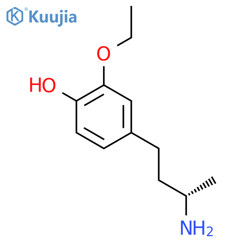 4-(3S)-3-aminobutyl-2-ethoxyphenol structure