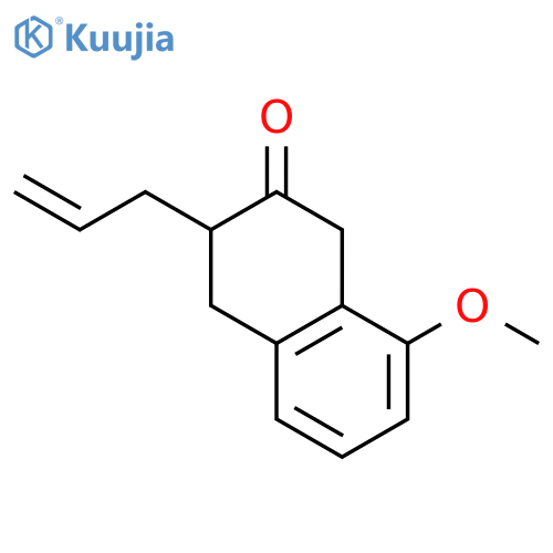 2(1H)-Naphthalenone, 3,4-dihydro-8-methoxy-3-(2-propenyl)- structure