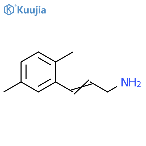 3-(2,5-dimethylphenyl)prop-2-en-1-amine structure