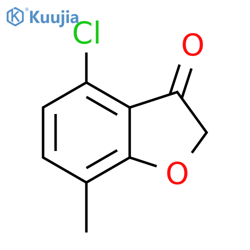 3(2H)-Benzofuranone, 4-chloro-7-methyl- structure