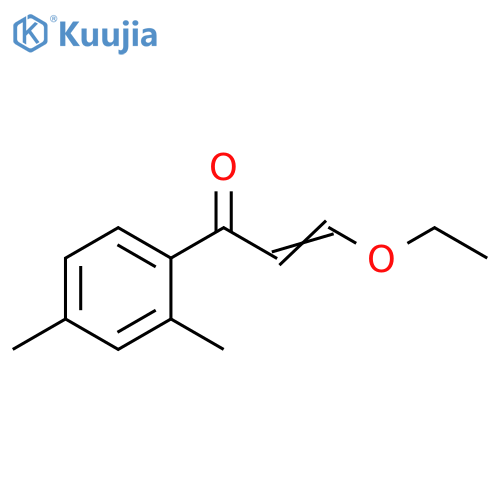 1-(2,4-dimethylphenyl)-3-ethoxyprop-2-en-1-one structure
