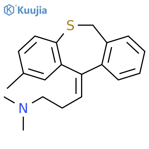 1-Propanamine,N,N-dimethyl-3-(2-methyldibenzo[b,e]thiepin-11(6H)-ylidene)- structure
