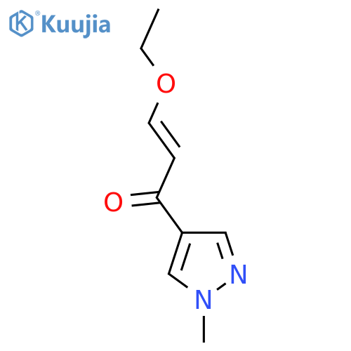 3-ethoxy-1-(1-methyl-1H-pyrazol-4-yl)prop-2-en-1-one structure