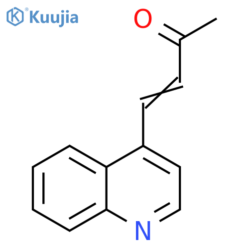 4-(quinolin-4-yl)but-3-en-2-one structure