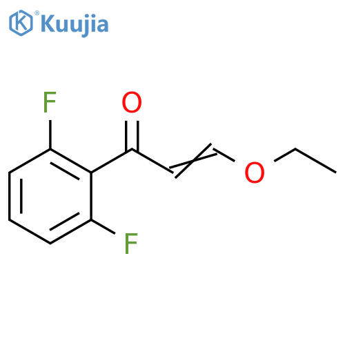 1-(2,6-difluorophenyl)-3-ethoxyprop-2-en-1-one structure