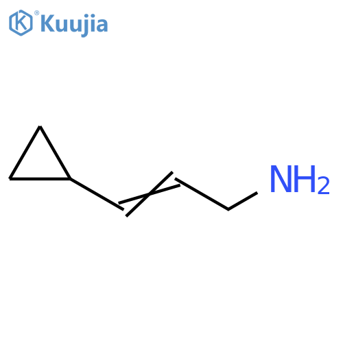 3-cyclopropylprop-2-en-1-amine structure