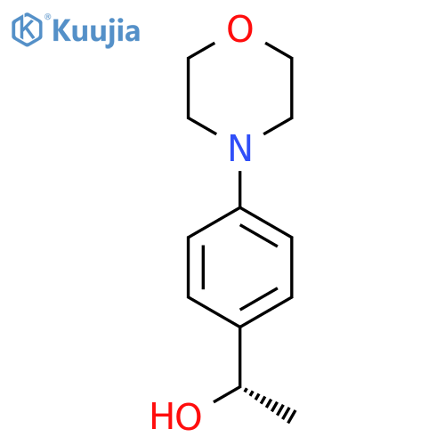 (1S)-1-4-(morpholin-4-yl)phenylethan-1-ol structure