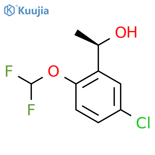 (1R)-1-5-chloro-2-(difluoromethoxy)phenylethan-1-ol structure