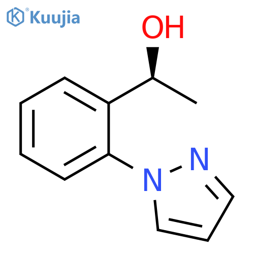 (1S)-1-2-(1H-pyrazol-1-yl)phenylethan-1-ol structure