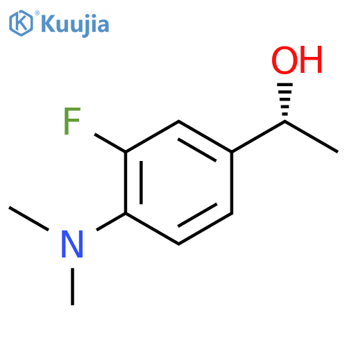(1R)-1-4-(dimethylamino)-3-fluorophenylethan-1-ol structure